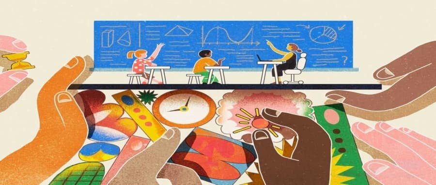 Infographic of the Lunar Nodes as a soul's compass with South Node as past mastery and North Node as future growth in career purpose astrology.