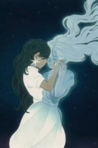 Mars-Neptune aspect astrology a warrior in a mystical fog symbolizing procrastination and vision