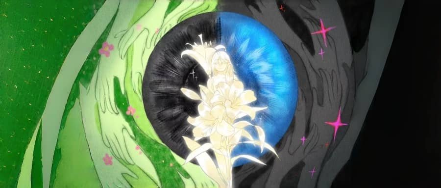 Venus Pluto aspect sovereign nurturer a figure on an obsidian throne with golden roses and thorns