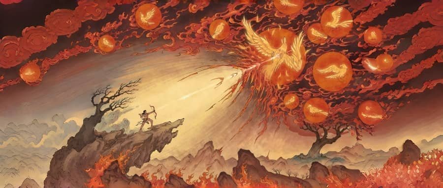 Aries astrology guide - Hou Yi the mythic archer hero