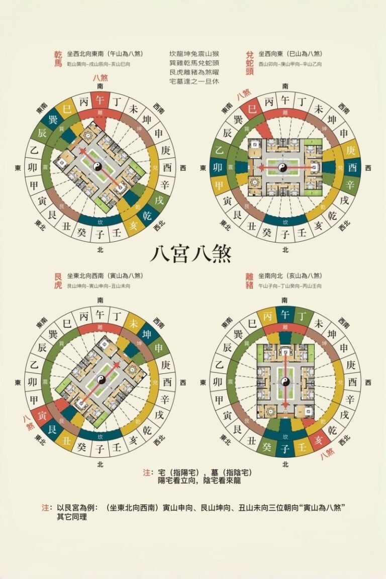 Before and after living room transformation using Advanced Bagua Map Astrology principles