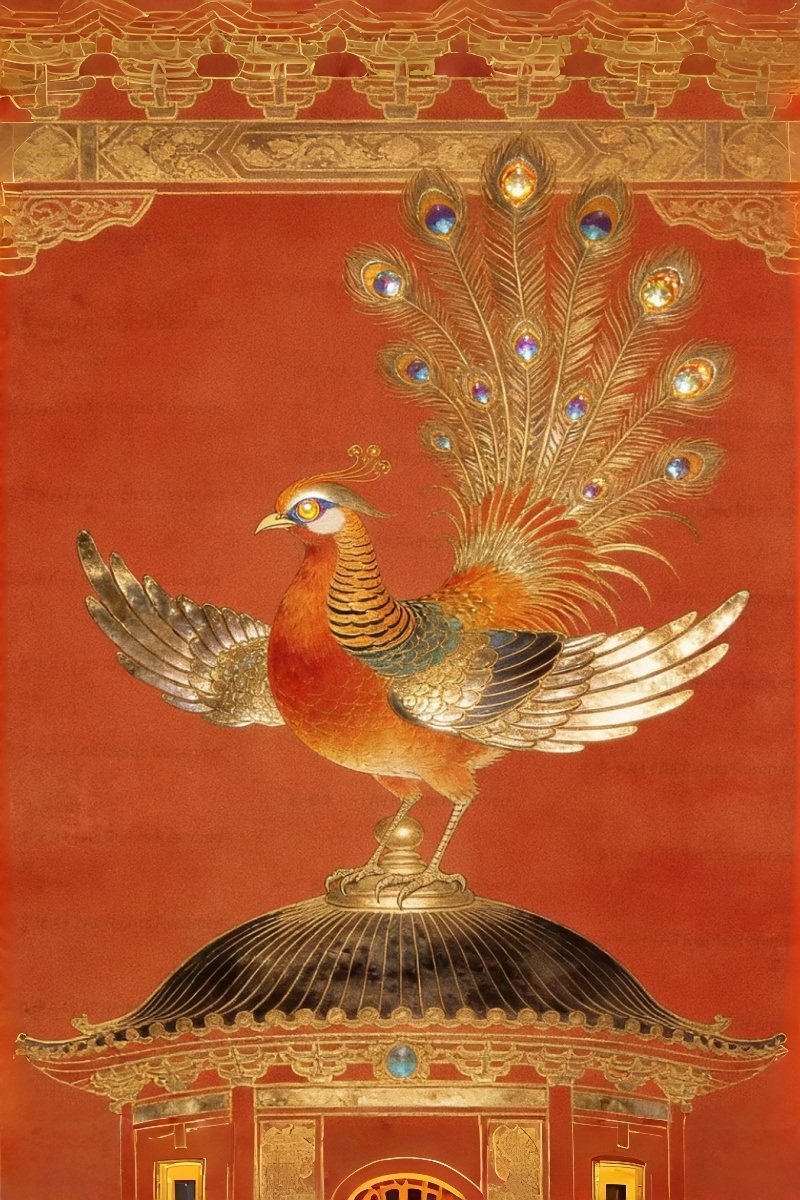 The precise Rooster zodiac sign for 2026, representing integrity, sharp organization, and shining with confidence.
