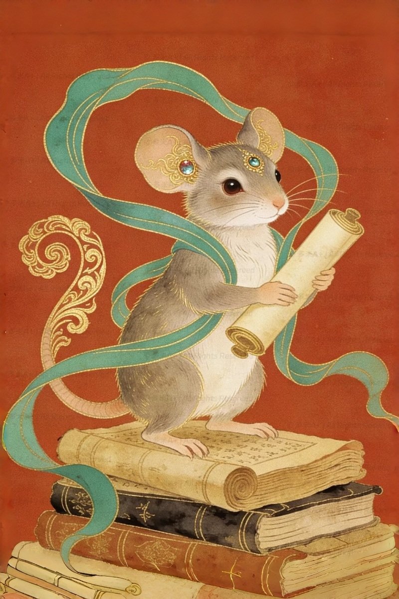 The clever Rat zodiac sign for 2026, symbolizing strategy, adaptability, and Mercury-ruled wit in the Fire Horse year.