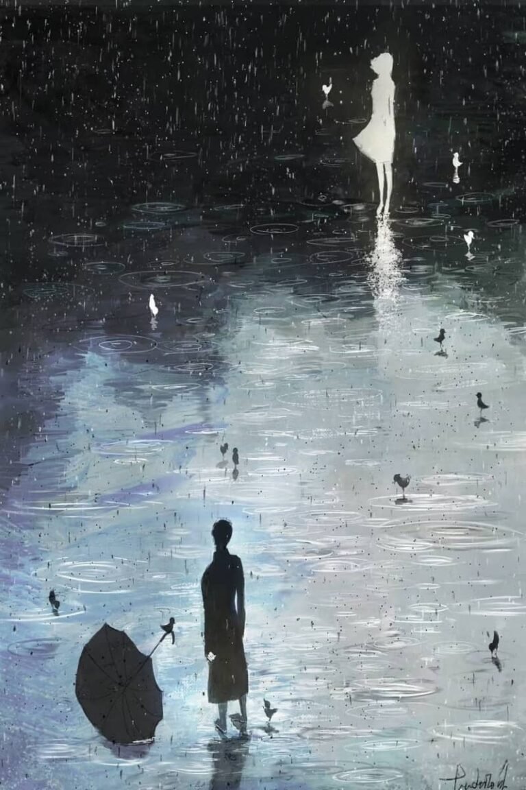 Visual representation of karmic relationships astrology showing two souls connected by a glowing cosmic soul contract and planetary nodes.