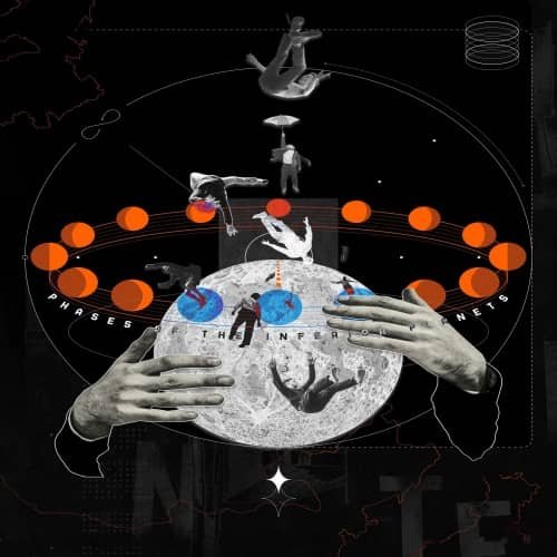 A minimalist astrological wheel divided into twelve slices, each marked with an icon representing its life domain.